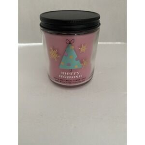 BATH & BODY WORKS Merry Mimosa 7 Oz 1 Wick Jar CANDLE NEW